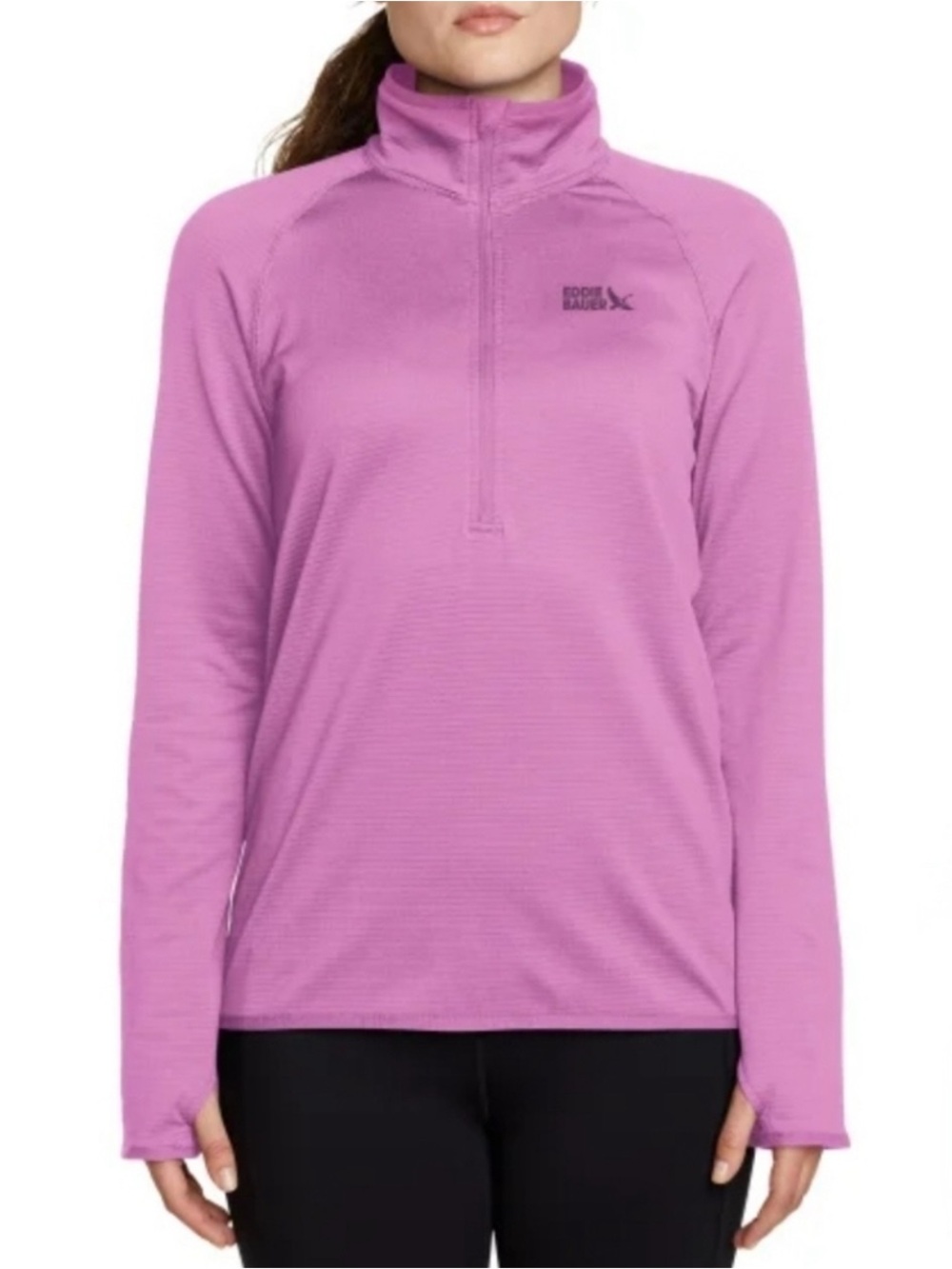 Eddie Bauer half zip running Jacket- NWT